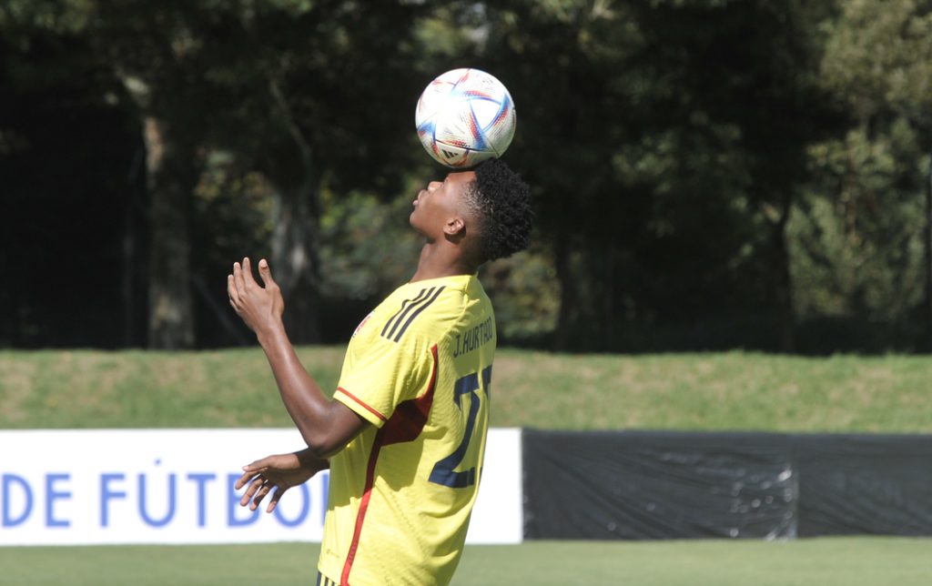 Entrenamiento 11 de febrero, CONMEBOL Sub 20 Colombia