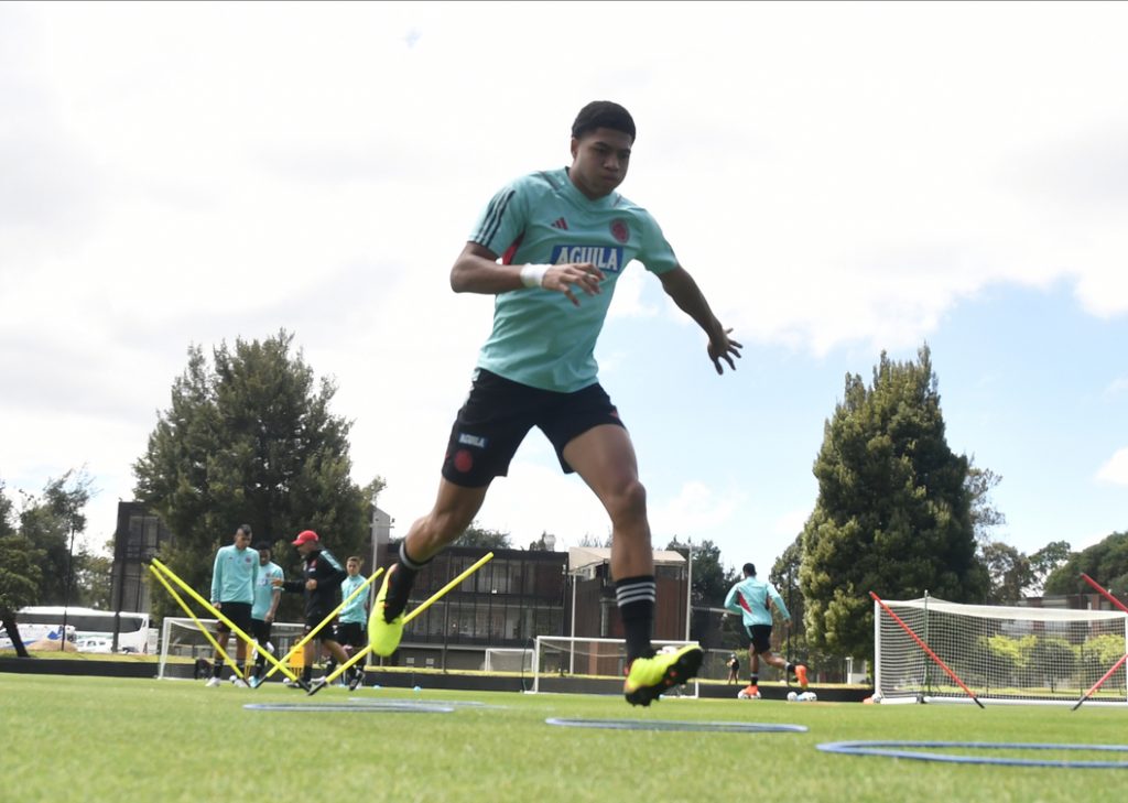 Entrenamiento Selección Col Sub-20, 10 de febrero