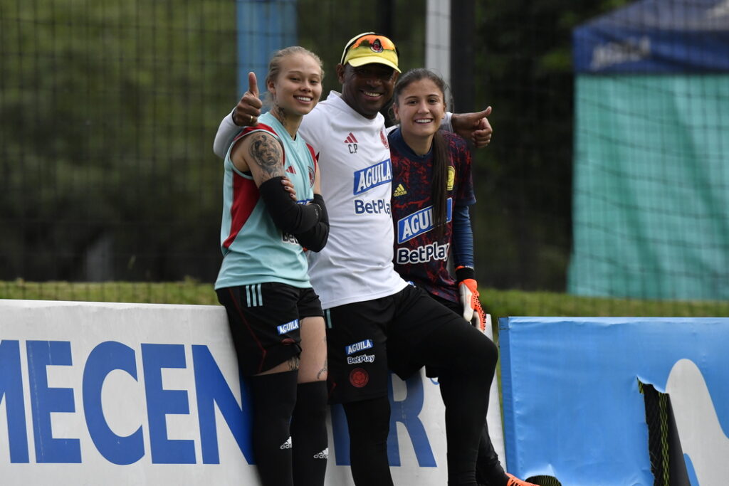 Entrenamiento julio 6 de 2023, Ana María Guzmán, Carlos Pérez y Natalia Giraldo