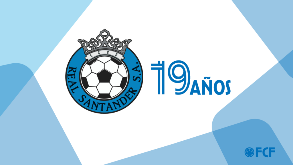 FCF felicita al Real Santander en su aniversario número 19