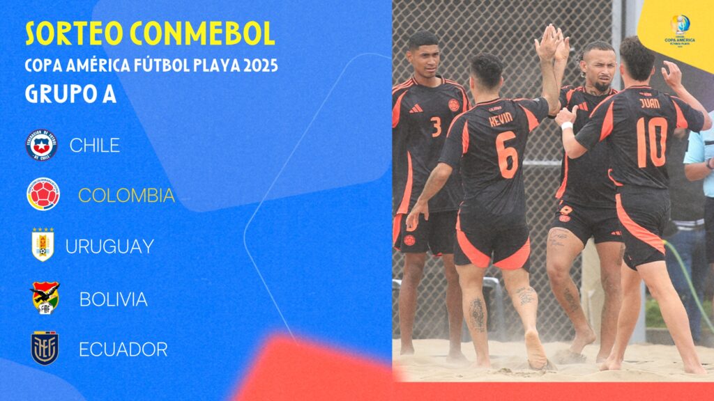 Sorteo CONMEBOL Copa América Fútbol Playa