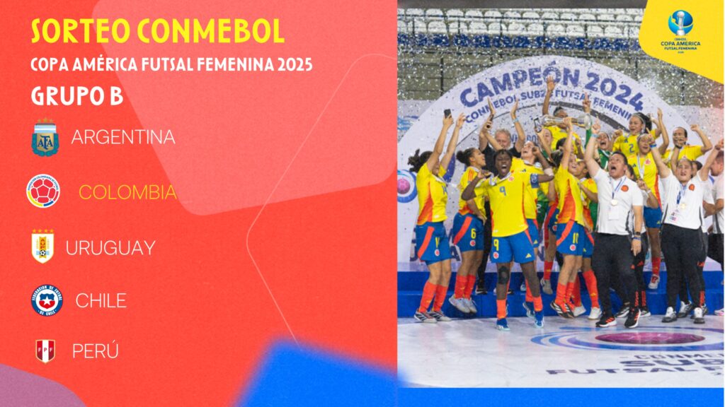 CONMEBOL Copa América FutSal Femenina 2025: este es el grupo de la Selección Colombia