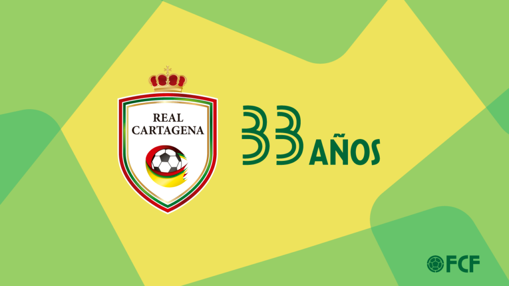 FCF felicita al Real Cartagena en su aniversario número 33