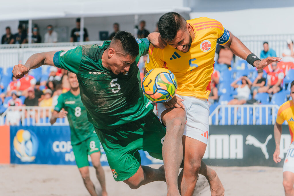 CONMEBOL COPA AMÉRICA DE FÚTBOL PLAYA: Selección Colombia Mayores vs Bolivia - 23 de febrero de 2025