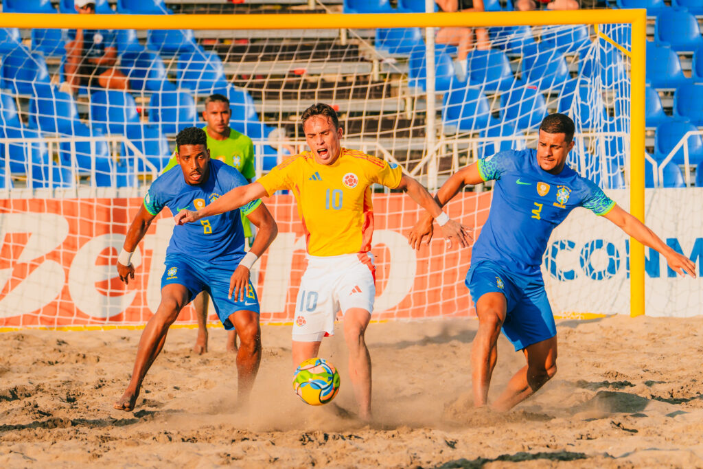 Fase Final CONMEBOL COPA AMÉRICA DE FÚTBOL PLAYA: Selección Colombia Mayores vs Brasil – 1 de marzo de 2025