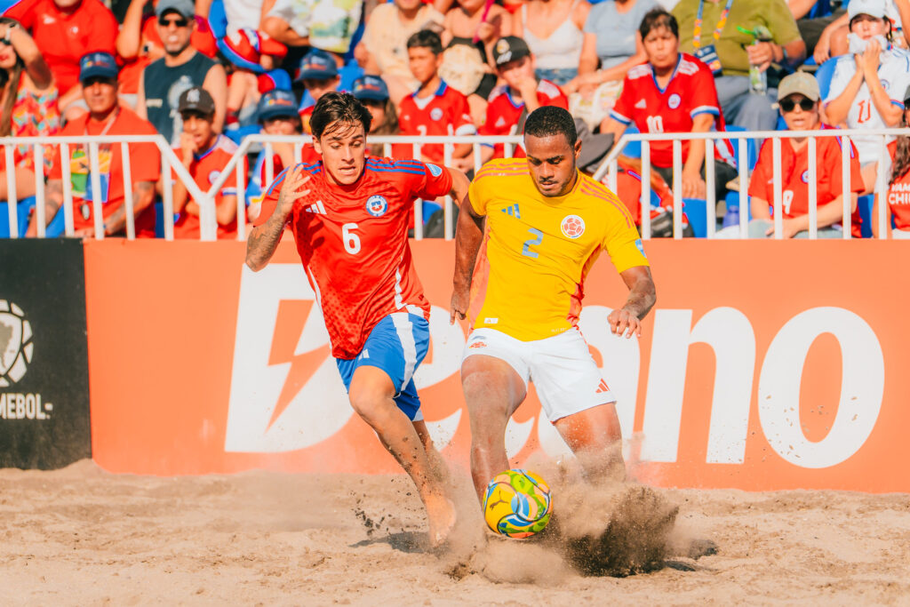 Fase Final CONMEBOL COPA AMÉRICA DE FÚTBOL PLAYA: Selección Colombia Mayores vs Chile – 2 de marzo de 2025