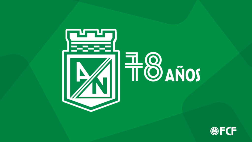 FCF felicita a Atlético Nacional en su aniversario número 78