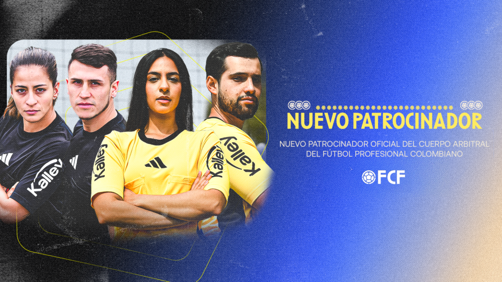 Kalley se convierte en el patrocinador oficial del cuerpo arbitral del Fútbol Profesional Colombiano