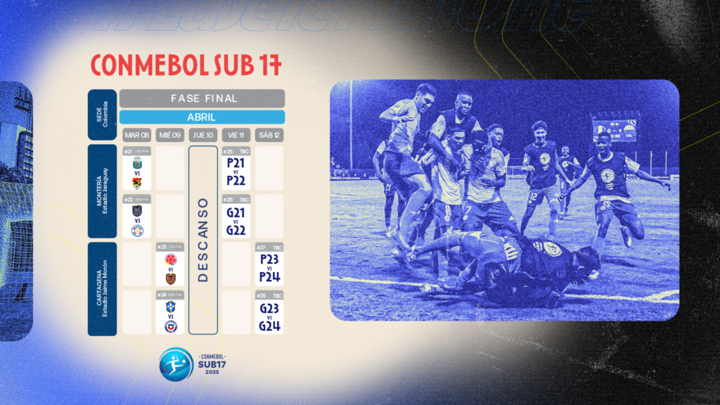 CONMEBOL Sub-17 Masculino: ¡conozca el Fixture de la Fase Final!